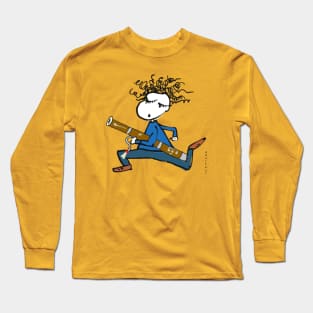 Runing bassoonist Long Sleeve T-Shirt